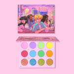 retro eyeshadow palette by yvaexpressions, retro anime makeup, retro anime products, anime makeup, pastel makeup, colorful eyeshadow palette, colorful eyeshadow, pastel colorful eyeshadow, anime makeup brand, anime makeup, kawaii makeup, kawaii products, kawaii makeup brand, creative palette