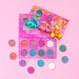 8 pan duochrome eyeshadow with colorshifting mesmerizing colors.
