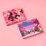 Our Pink focused Sakura eyeshadow palette is a pink lover's dream! From soft pastels to bold hot pink, this eyeshadow palette offers an array of dreamy colors inspired by cherry blossoms. Also Inspired by slice of life shoujo anime, this palette captures the beauty of new beginnings and friendship.
This eyeshadow palette includes:
12 shades in total
8 Pigmented Matte eyeshadows
4 Buttery Soft Shimmer eyeshadows
Buildable and Blendable Formula
Color shifting Duochrome glitter shadow