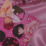 Our Pink focused Sakura eyeshadow palette is a pink lover's dream! From soft pastels to bold hot pink, this eyeshadow palette offers an array of dreamy colors inspired by cherry blossoms.  Also Inspired by slice of life shoujo anime, this palette captures the beauty of new beginnings and friendship.
This eyeshadow palette includes:
12 shades in total
8 Pigmented Matte eyeshadows
4 Buttery Soft Shimmer eyeshadows
Buildable and Blendable Formula
Color shifting Duochrome glitter shadow